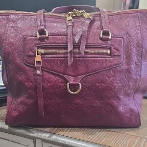 Elegant Burgundy Louis Vuitton Empreinte